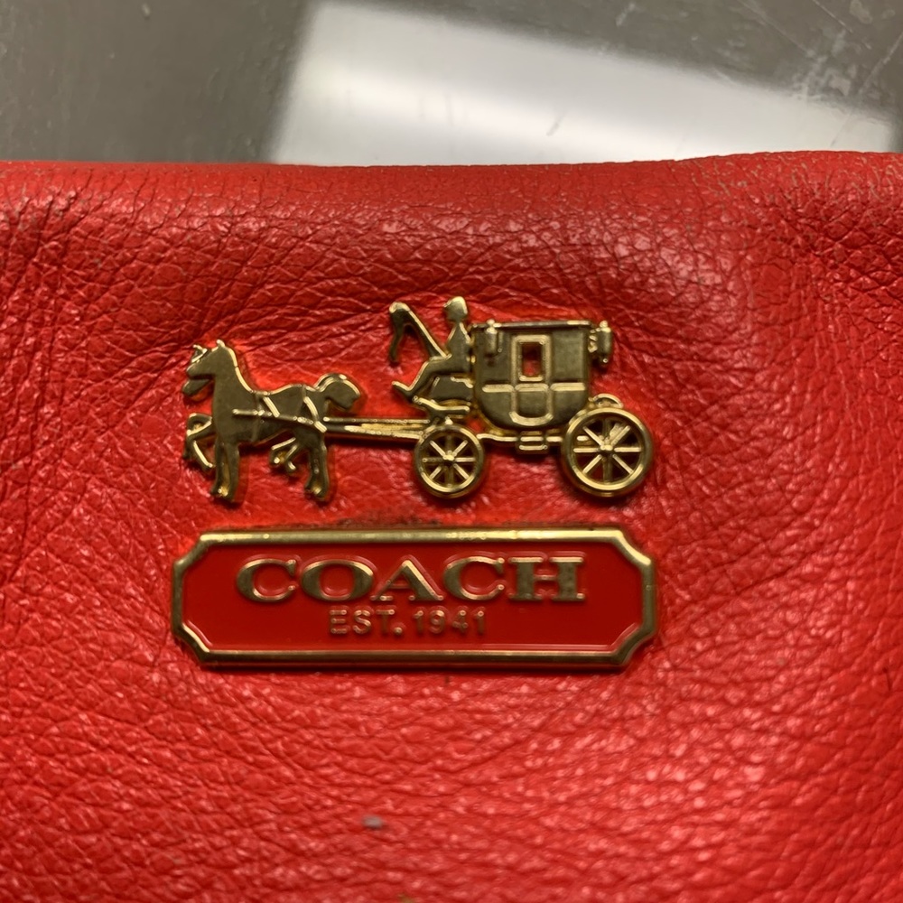 Coach coral purse